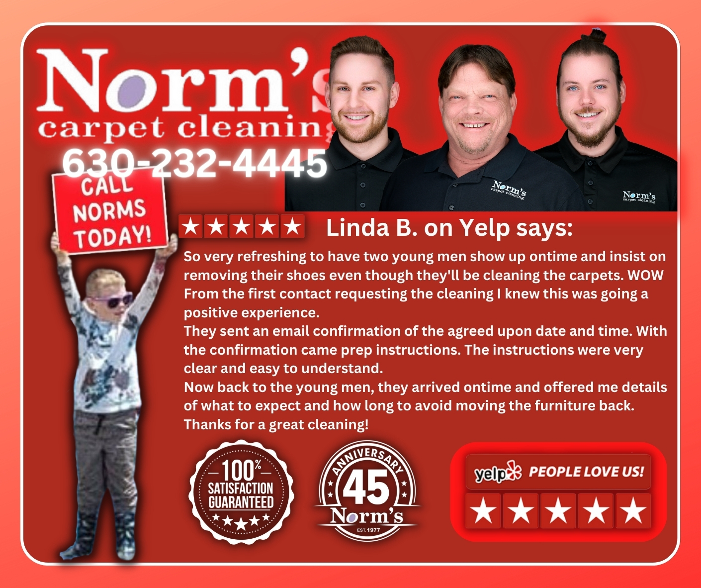 Geneva Carpet Cleaning Professional 5 Star Review